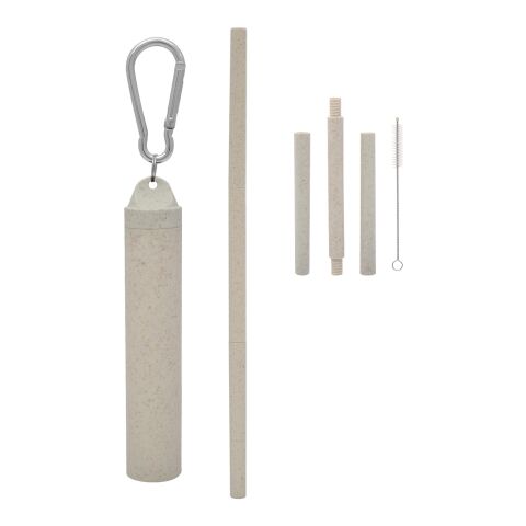 Buildable Wheat Straw Kit In Travel Case Beige