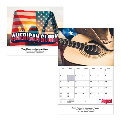 American Glory Stapled Wall Calendar White | No Imprint | not available | not available