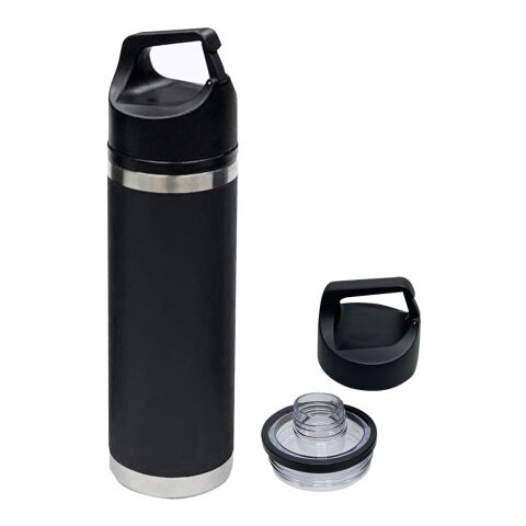 18 Oz. Full Color Davenport Stainless Steel Bottle Onyx | No Imprint | not available | not available