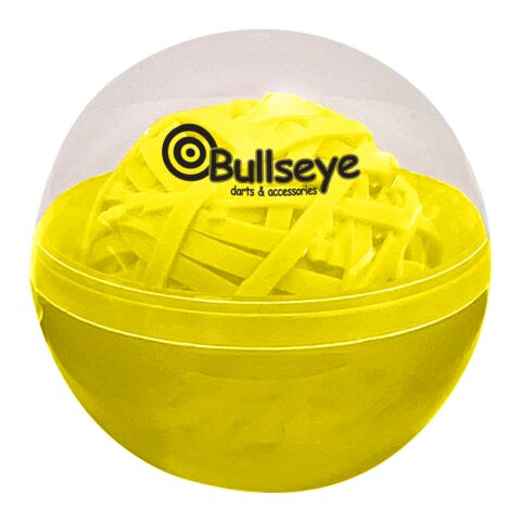Rubber Band Ball in Case Yellow | No Imprint | not available | not available