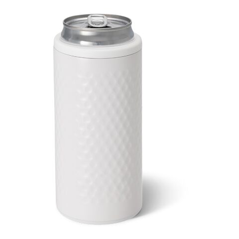 12 Oz. Swig Life™ Golf Partee Skinny Can Cooler White | No Imprint