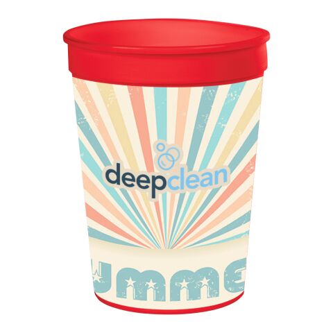 12 Oz. Full Color Big Game Stadium Cup Red | No Imprint | not available | not available
