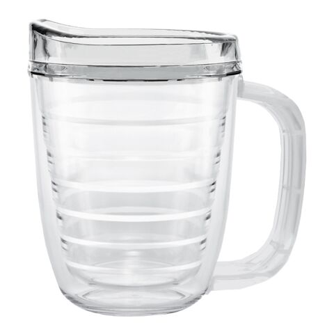 12 Oz. Tritan™ Coffee Mug With Lid  White | No Imprint