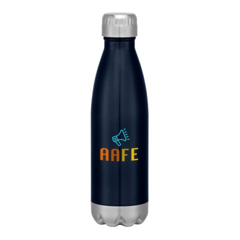 16 Oz. Full Color Swiggy Stainless Steel Bottle With Custom Window Box Navy Blue | No Imprint | not available | not available