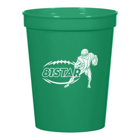 16 Oz. Full Color Big Game Stadium Cup Green | No Imprint | not available | not available