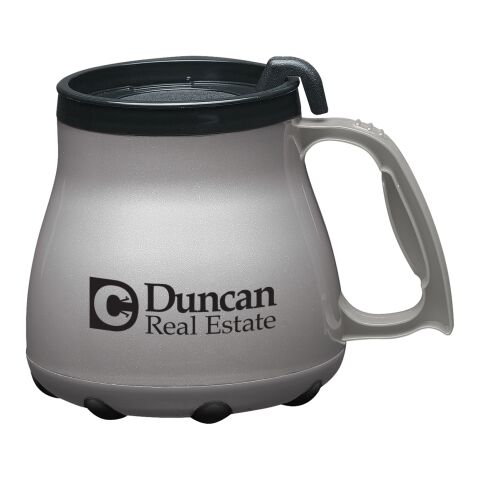 16 Oz. Low Rider Desk Mug Silver | No Imprint | not available | not available