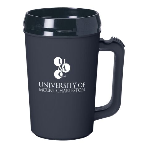22 Oz. Thermo Insulated Mug Onyx | No Imprint | not available | not available