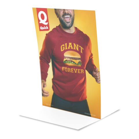 Stick'n Glide Table Topper Display 5 4/5" x 8 3/10" White | No Imprint | not available | not available