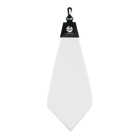 Grip Dry Waffle Golf Towel White