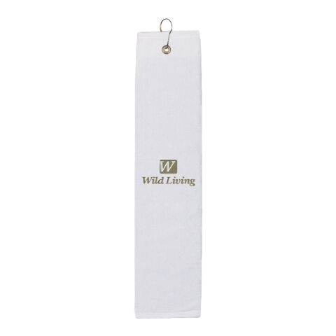 Folded Golf Towel White