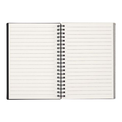 RUBBERY SPIRAL NOTEBOOK Black | No Imprint | not available | not available