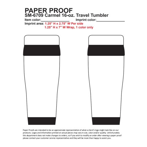 Carmel 16oz Travel Tumbler Stainless Steel-Blue | No Imprint | not available | not available