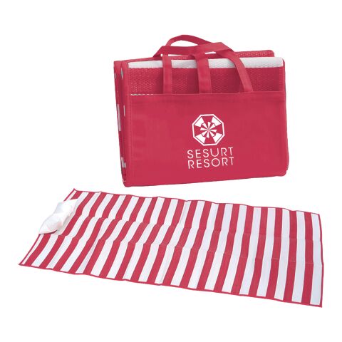 Beach Mat Red with Black | No Imprint | not available | not available