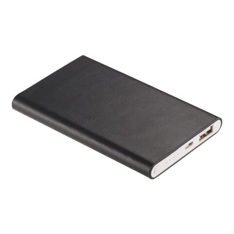 UL Listed Abruzzo 4,000 mAh Power Bank Black | No Imprint | not available | not available