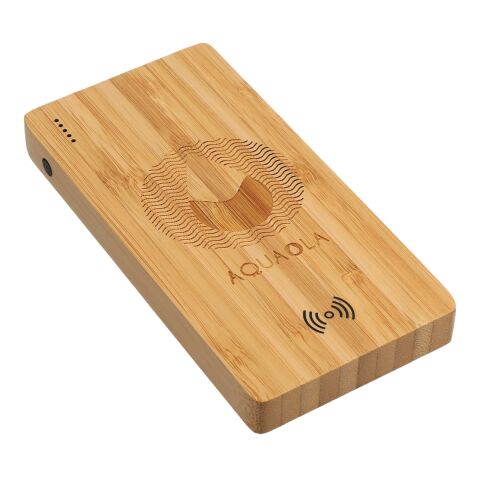 Plank 5000 mAh Bamboo Wireless Power Bank Standard | Wood | No Imprint | not available | not available