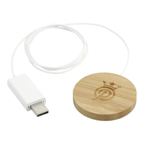 FSC Mix Bamboo MagClick™ Fast Wireless Pad Standard | Natural | No Imprint | not available