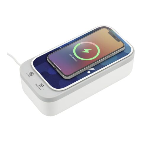 Ultrasonic Cleaner Wireless Charging UV Sanitizer White | No Imprint | not available | not available