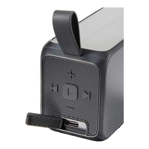 Solar Sound Outdoor Bluetooth Speakers Black