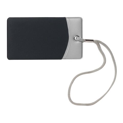 Mod Luggage Tag Silver with Orange | No Imprint | not available | not available