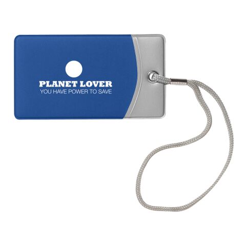 Mod Luggage Tag Silver with Red | No Imprint | not available | not available