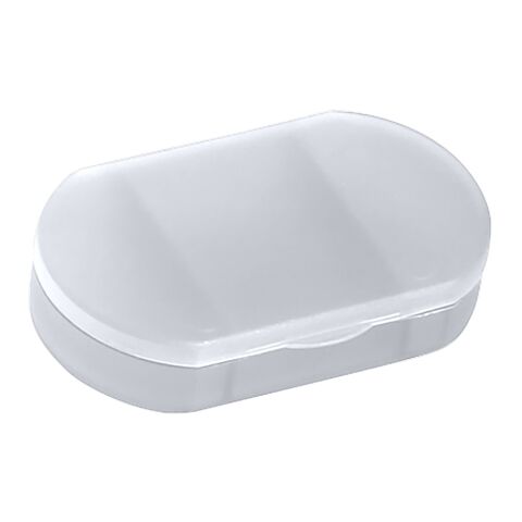 Oval Shape Pill Holder Matte White