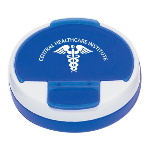 Round Pill Holder Frost Blue