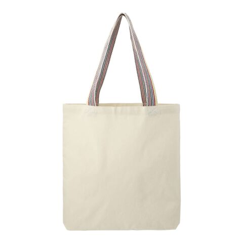 Rainbow Recycled 6oz Cotton Convention Tote Standard | Natural | No Imprint | not available | not available