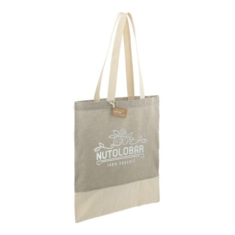 Split Recycled 5oz Cotton Twill Convention Tote Gray | No Imprint | not available | not available