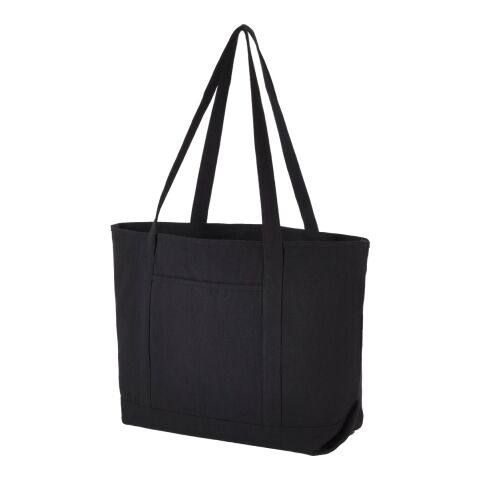 Repose 10oz Recycled Cotton Boat Tote Black | No Imprint | not available | not available