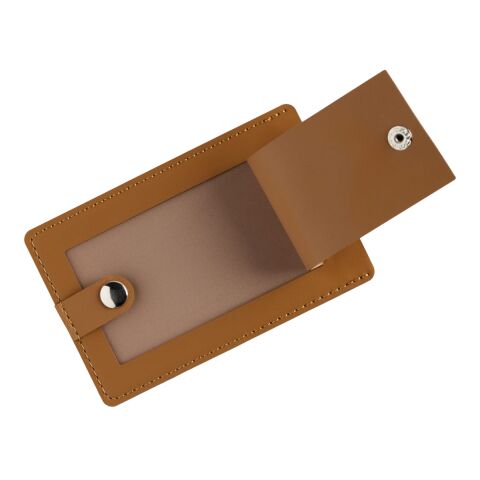 Bio Leather Luggage Tag Brown | No Imprint | not available | not available