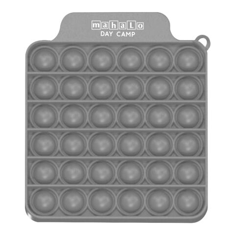 Push Pop Square Stress Reliever Game Gray | No Imprint | not available | not available