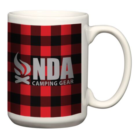 15 Oz. Northwoods Mug Red with Black | No Imprint | not available | not available