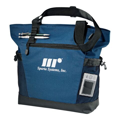 Urban Passage Zippered Travel Business Tote Blue | No Imprint | not available | not available