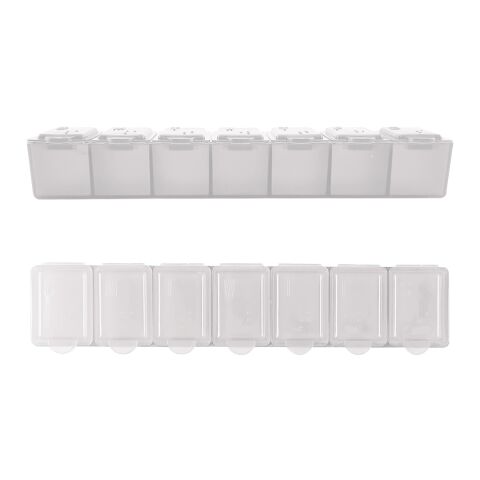 7 Day Pill Container Frost Clear | No Imprint | not available | not available