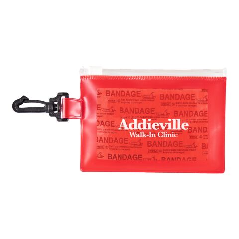 Safe Travels First Aid Kit Transparent-Red | No Imprint | not available | not available