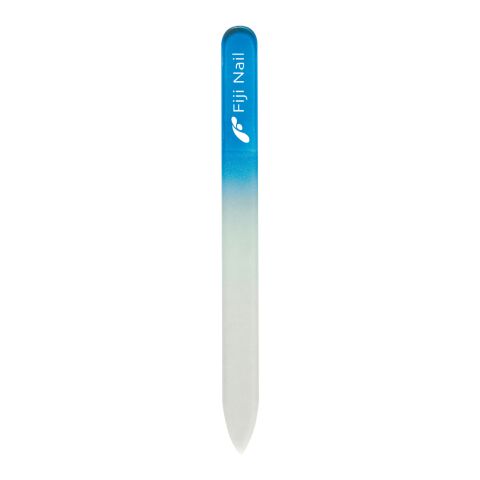 Glass Nail File In Sleeve Blue