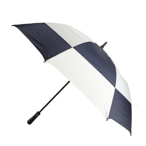 Totes 64&quot; UV Protection Auto Open Golf Umbrella Navy Blue-White | No Imprint | not available | not available