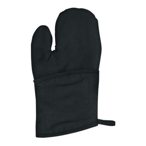 Quilted Cotton Canvas Oven Mitt Black | No Imprint | not available | not available