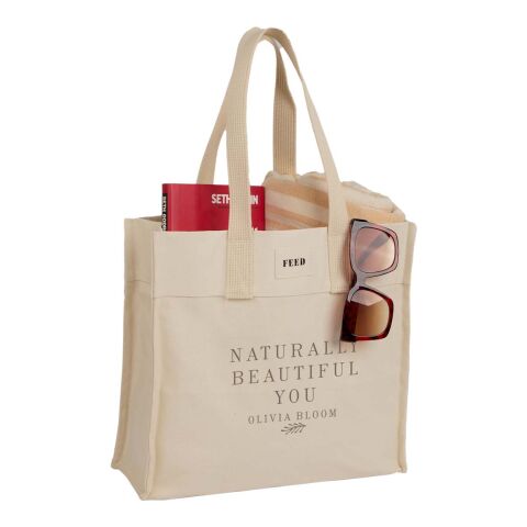 FEED Organic Cotton Market Tote Standard | Natural | No Imprint | not available | not available