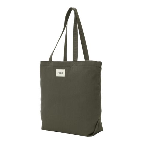 FEED Organic Cotton Shopper Tote Standard | Olive | No Imprint | not available | not available