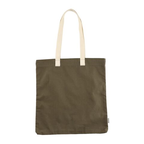 FEED Organic Cotton Convention Tote Olive Green