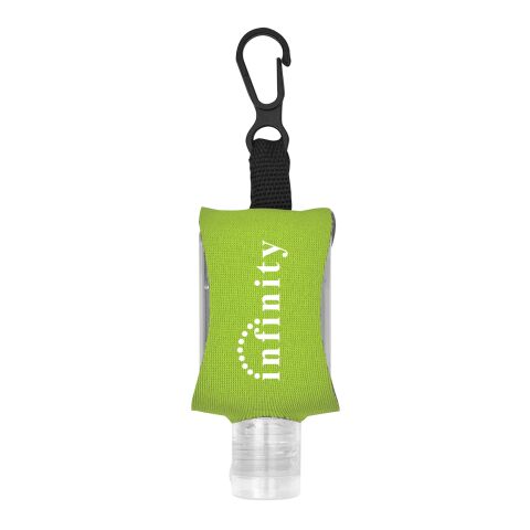 1 Oz. Hand Sanitizer with Eva Case and Clip Neon Green
