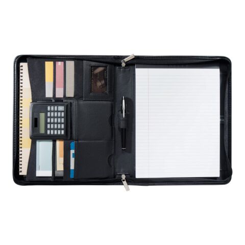 Manhattan Zippered Padfolio Black | No Imprint | not available | not available