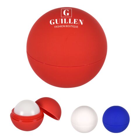 Rubberized Lip Moisturizer Ball White | No Imprint | not available
