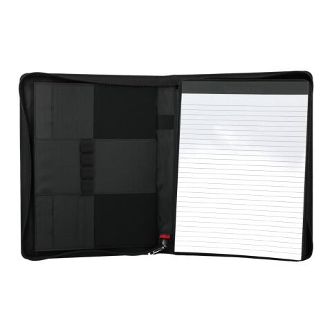 Wenger Recycled Tech Zippered Padfolio Black | No Imprint | not available | not available
