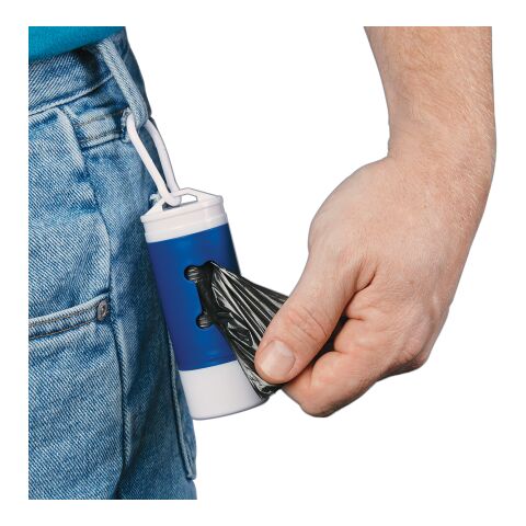 Dog Bag Dispenser With Flashlight White/Blue | No Imprint | not available | not available