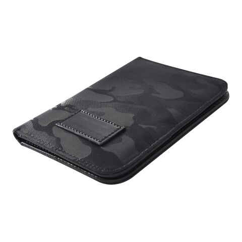 Midnight Camo Passport Holder Black | No Imprint