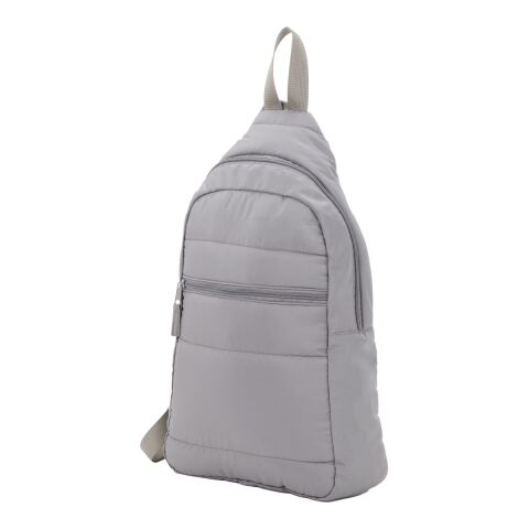 Recycled Puffer Sling Backpack Gray | No Imprint | not available | not available