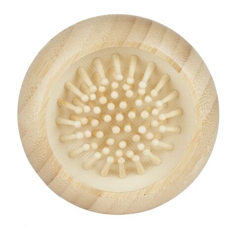 FSC® 100% Bamboo Compact Mirror/Brush Natural | No Imprint | not available