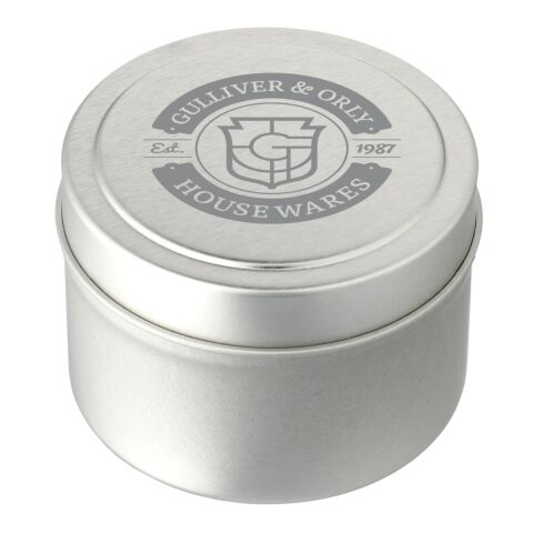 Zen Tea 2.7oz Mini Tin Candle Standard | Silver | No Imprint | not available